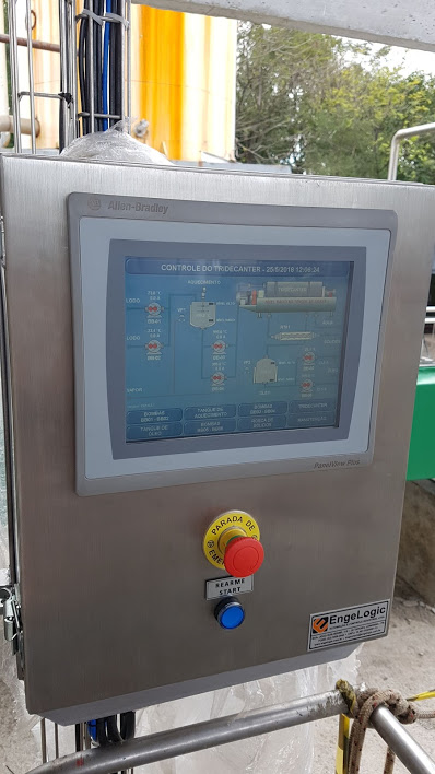 Painel de Controle Automatizado Tridecanter   Cliente: Gelita do Brasil